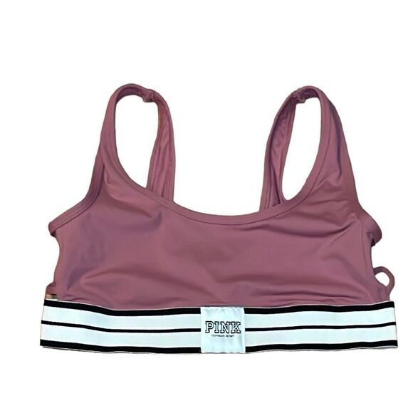 PINK Sports Bra, Rose, Ultimate Unlined, Small - Picture 1 of 5